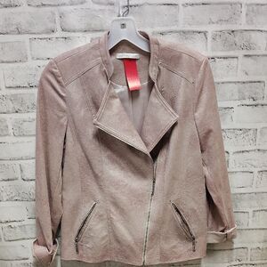 Armand Diradourian Pink Blazer with Notched Lapel